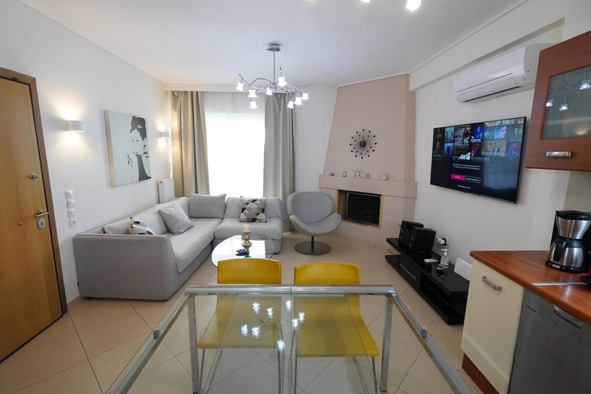 Garden Apartment Next To The Mall -Private Parking Athen Eksteriør bilde